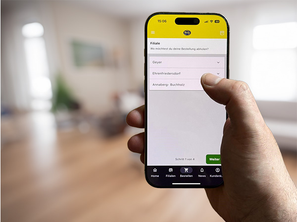 Bestell-App der Bäckerei