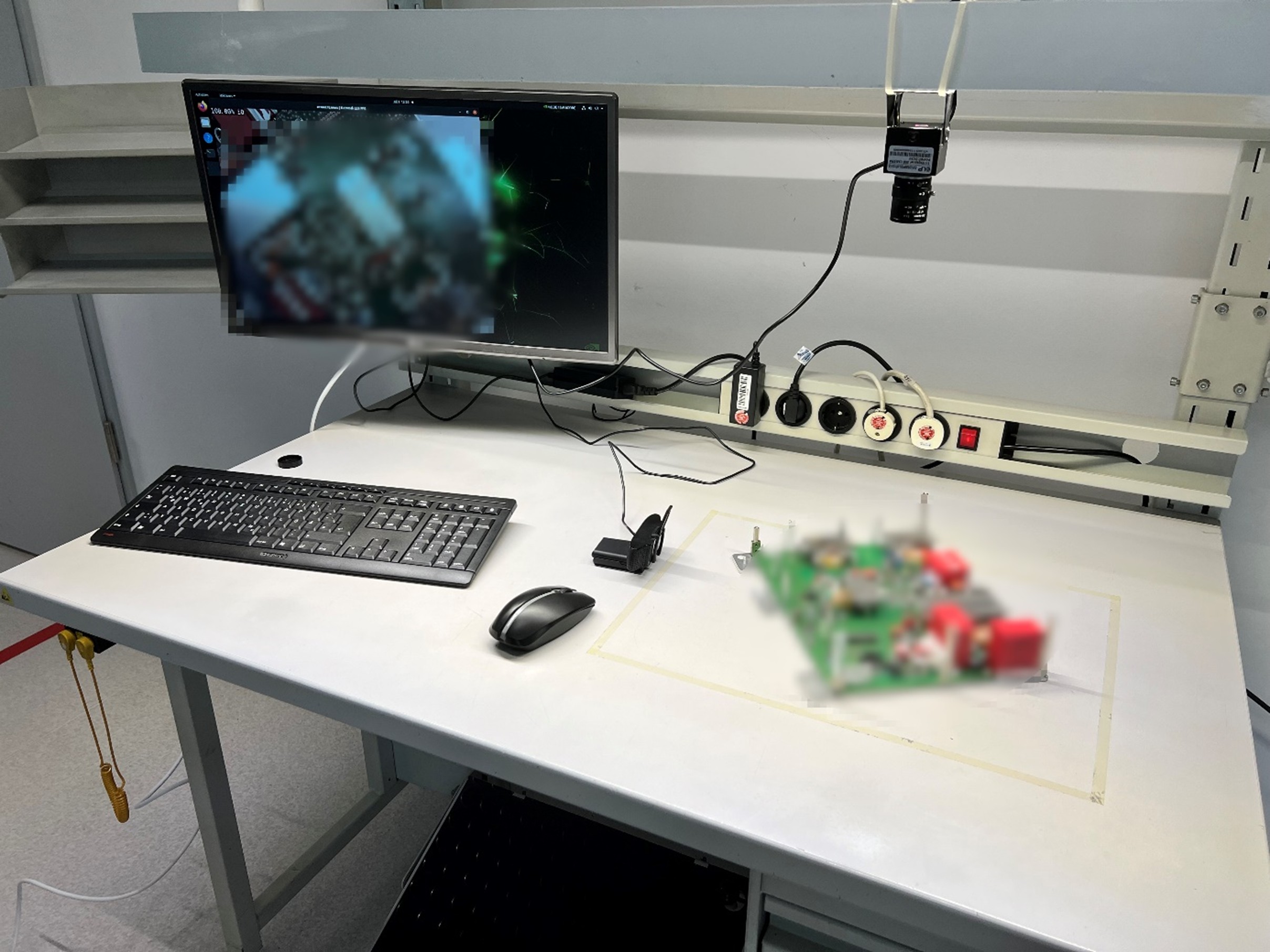 KI-gestützter Prüfstand mit Multi-Kamera-System