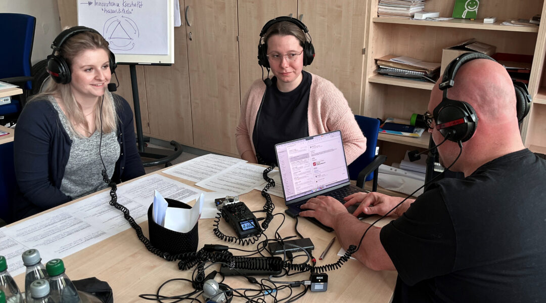 Podcast Aufnahme