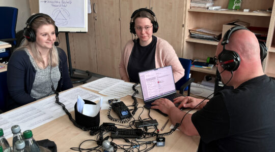 Podcast Aufnahme
